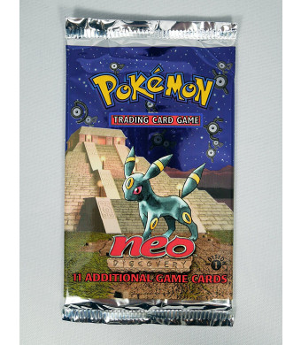 Wizards of the Coast Pokemon 1st Edition Neo Discovery American Trading Card Game Booster Pack