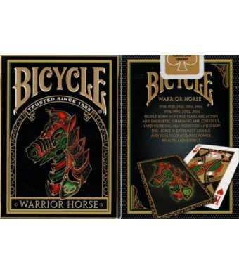US Playing Card Co 2 Decks Warrior Horse Bicycle Playing Cards