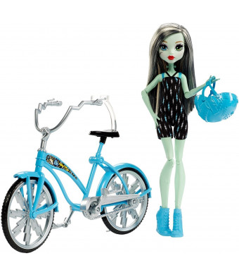 Monster High Boltin' Bicycle Frankie Stein Doll and Vehicle