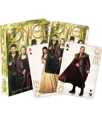 Aquarius Once Upon A Time Green Playing Cards