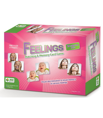 "Feelings"- Matching and Memory Card Game. Educational Game that Promotes Cognitive Skills and Helps Stimulate Conversation about Feelings and Emotions