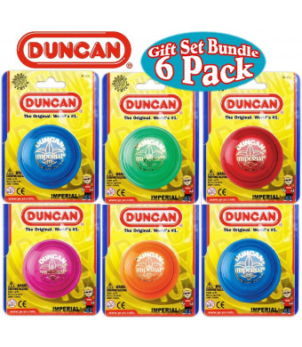 Duncan Yo-Yo Imperial Gift Set Bundle - 6 Pack (Assorted Colors)