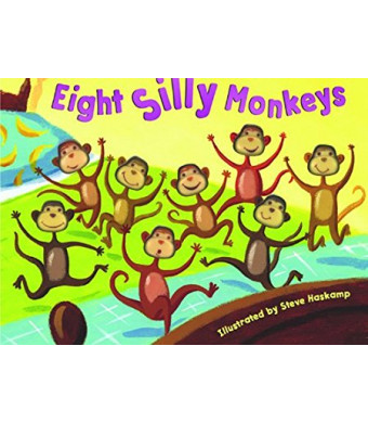 Bendon Inc. Bendon Publishing Eight Silly Monkeys Mini Board Book