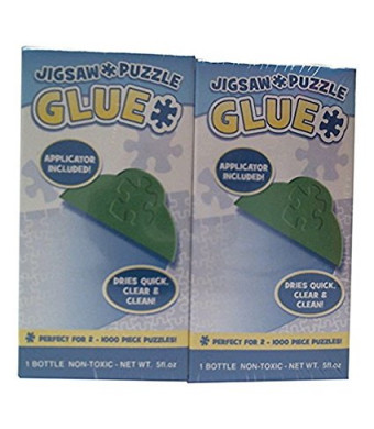 MasterPieces Puzzle Glue 2 Accessory Bundle Pack, 5-Ounce, 2-Pack