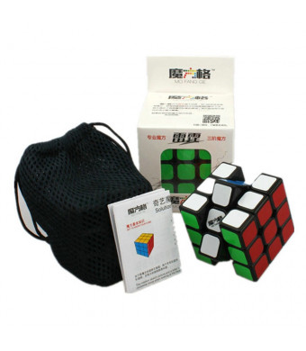 CuberSpeed QiYi Thunderclap 3x3 Black Magic cube MoFangGe Leiting 3x3x3 speed cube puzzle