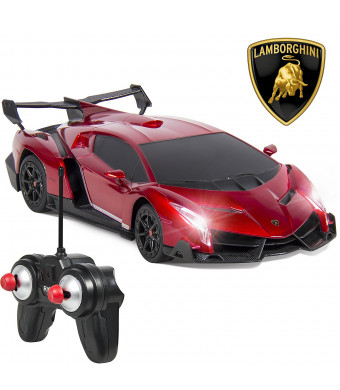 Best Choice Products 1/24 Officially Licensed RC Lamborghini Veneno Sport Racing Car W/ 27MHz Remote Controller