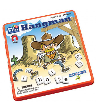 PlayMonster Take 'N' Play Anywhere Hangman Magnetic Word Game