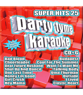 Party Tyme Karaoke: Super Hits 25 CD (CD+G)