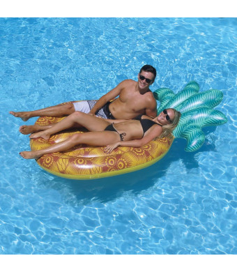Tropical Pineapple Inflatable Pool Float - 86 inch x 50 inch
