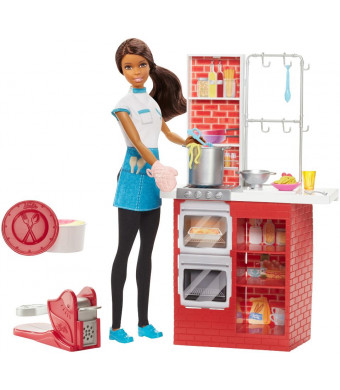Barbie Spaghetti Chef Doll and Playset - Brown Hair