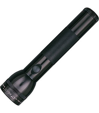 Maglite Heavy-Duty Incandescent 2-Cell D Flashlight in Display Box, Black