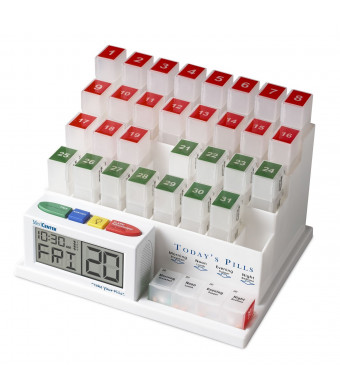MedCenter (70265) 31 Day Pill Organizer with Reminder System