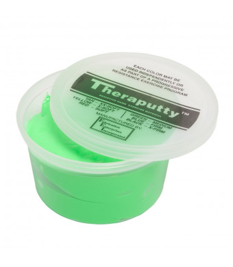 CanDo TheraPutty Standard Exercise Putty, Green: Medium, 1 lb