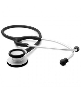 ADC Adscope-Lite 609 Ultra Lightweight Clinician Stethoscope, 31"  Length, Black