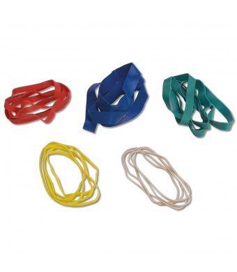 CanDo 10-1855 Hand Exerciser, Additional Latex Free Bands, 5 Pack Set