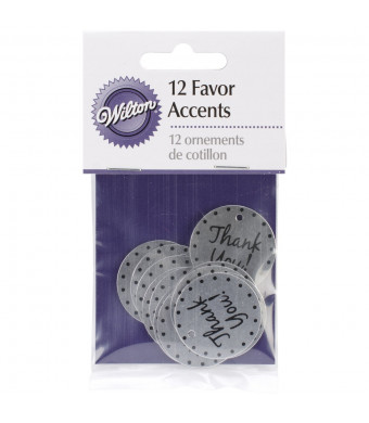 Wilton Thank You Favor Accents,12/pack