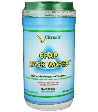 Citrus II Cpap Mask Wipes Qty: 62 Wipes
