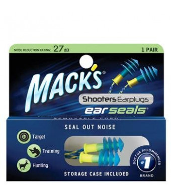 Mack's Shooters Ear Seals Ear Plugs, 1 Pair