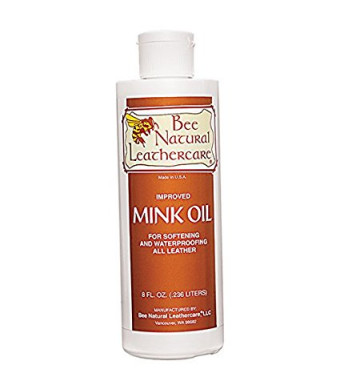 Bee Natural Mink Oil, Clear, 8 oz