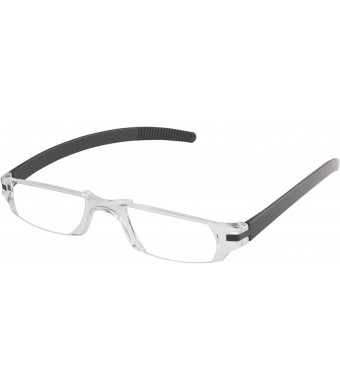 Fisherman Eyewear Slim Vision Rimless Reading Glasses with Temples (+3.00)