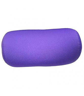 Microbead Cushie Roll Pillow 7 x12 - Purple by Cushie Pillows