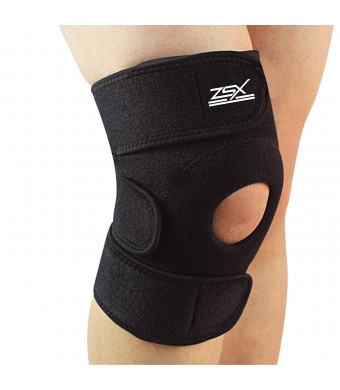 Knee Brace Support by ZSX SPORT - Helps Meniscus Tear, Arthritis, Running, Walking, Torn ACL, and MCL Injury Recovery