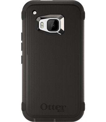 OtterBox Defender Case for HTC One M9 - Retail Packaging - Black (Black/Black)