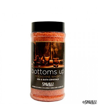 Spazazz SPZ-512 Moonshine Whisky Bottoms Up Set The Mood Crystals Container, 17 oz.