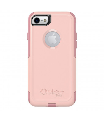 OtterBox COMMUTER SERIES Case for iPhone 8 and iPhone 7 (NOT Plus) - Retail Packaging - BALLET WAY (PINK SALT/BLUSH)
