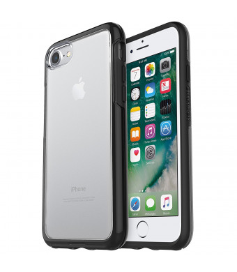 OtterBox SYMMETRY CLEAR SERIES Case for iPhone 8 / 7 - Retail Packaging - BLACK CRYSTAL (CLEAR/BLACK)
