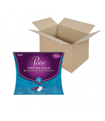Poise Impressa Incontinence Bladder Supports Size 1, 10 Count