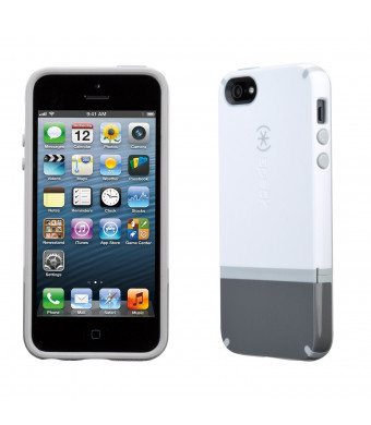 Speck Candyshell Flip iPhone 5s and iPhone 5 Case White / Graphite Grey / Pebble Grey