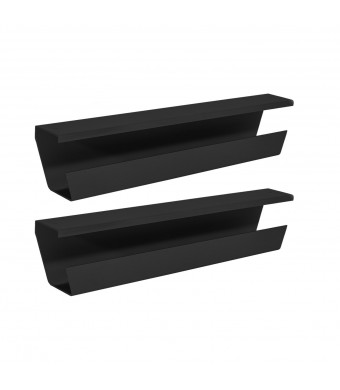 WireTamer Cable Management Tray (2 Pack, Black)
