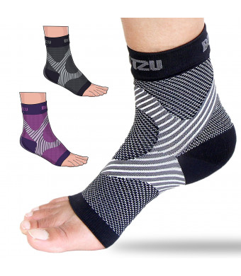 Plantar Fasciitis Socks with Arch Support, BEST 24/7 Foot Care Compression Sleeve, Better than Night Splint, Eases Swelling and Heel Spurs, Ankle Brace Support, Increases Circulation, Relieve Pain Fast