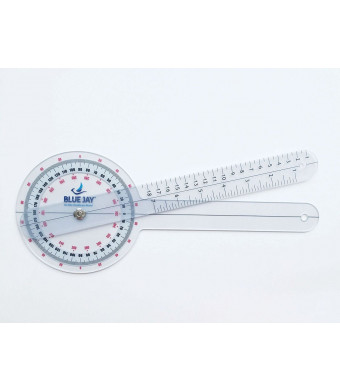 Take a Range Check 12"  Plastic 360 degree Goniometer