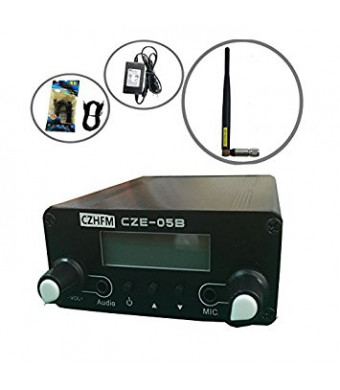 CZH 0.5W CZH-05B/CZE-05B Wireless Long Range Stereo Broadcast FM Transmitter Dual Mode Tnc Antenna Kit