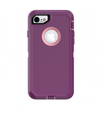 OtterBox DEFENDER SERIES Case for iPhone 8 and iPhone 7 ONLY (NOT Plus) - Frustration Free Packaging - VINYASA (ROSMARINE/PLUM HAZE)