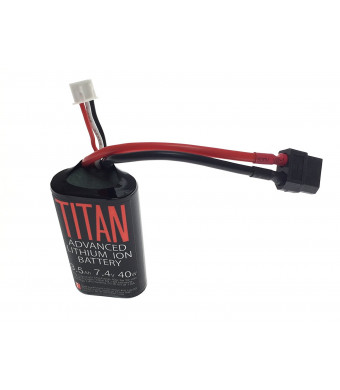 Titan 3500mAh 2S Advanced High Capacity Lithium Ion Battery Pack NCR18650GA