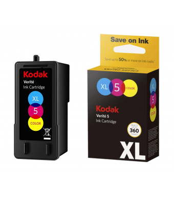 Kodak Verite 5 Replacement Inks (ALT1UA) XL Color Ink Jet Cartridge compatible to V50, V55, V55W Eco, V55 Plus, V60 Eco, V640 Eco, V64 Series, V65 Eco, V65 Plus