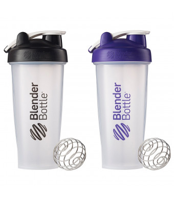 Blender Bottle Classic Loop Top Shaker Bottle, Colors May Vary, 28-Ounce 2-Pack