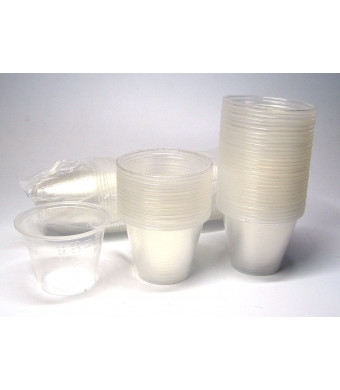 NSI 100 Epoxy Resin Mixing Cups 30ml Graduated Plastic
