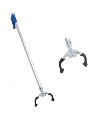 KONKY Aluminum Reacher Grabber, 37"  Extra long Handy Mobility Aid with Light Weight and Strong Body, Fit for Trash Picker, Garden Nabber, Disabled Reacher, Rubbish Tongs, Litter upper, Arm Extension