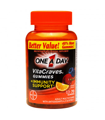One A Day VitaCraves Adult Multivitamin Gummies + Immunity Support