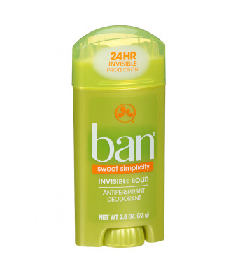 Ban Invisible Solid, Antiperspirant & Deodorant Sweet Simplicity
