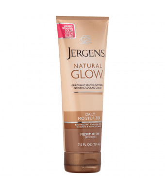 Jergens Natural Glow Revitalizing Daily Moisturizer Medium to Tan