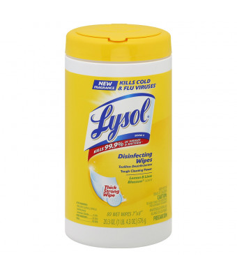 Lysol 4 in 1 Disinfecting Wipes Citrus