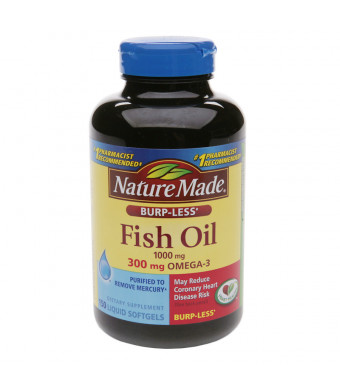 Nature Made Fish Oil 1000 mg Dietary Supplement Liquid Softgels
