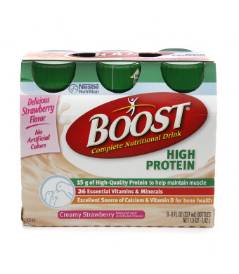 Boost High Protein Complete Nutritional Drink Creamy Strawberry