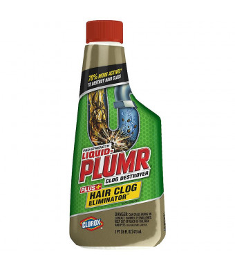 Clorox Liquid-Plumr Pro-Strength Hair Clog Eliminator