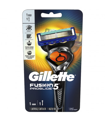 Gillette Fusion ProGlide Manual Razor with Flexball Technology & One Manual Razor Refill